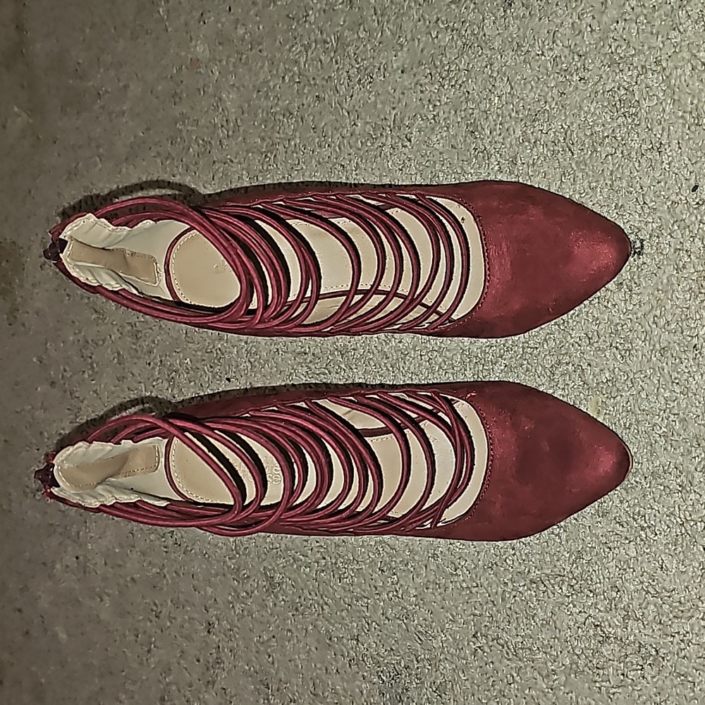 Burgandy Heels